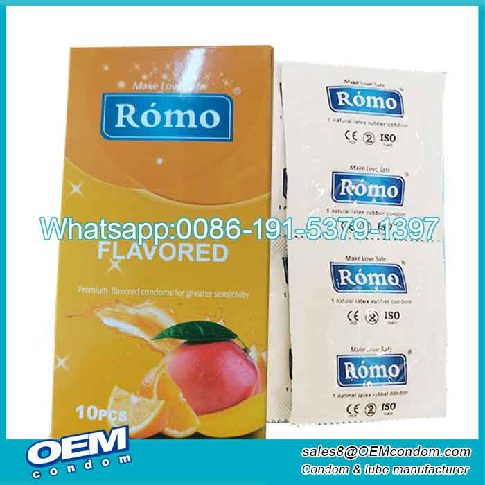 Custom Mango flavored condoms suppliers