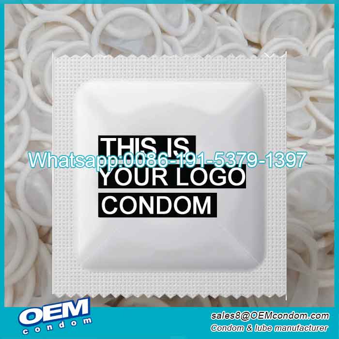 Custom label condom in your own logo supplier