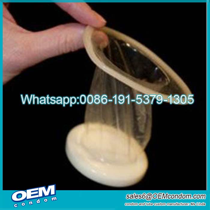 Custom logo Latex female condom manufacturer