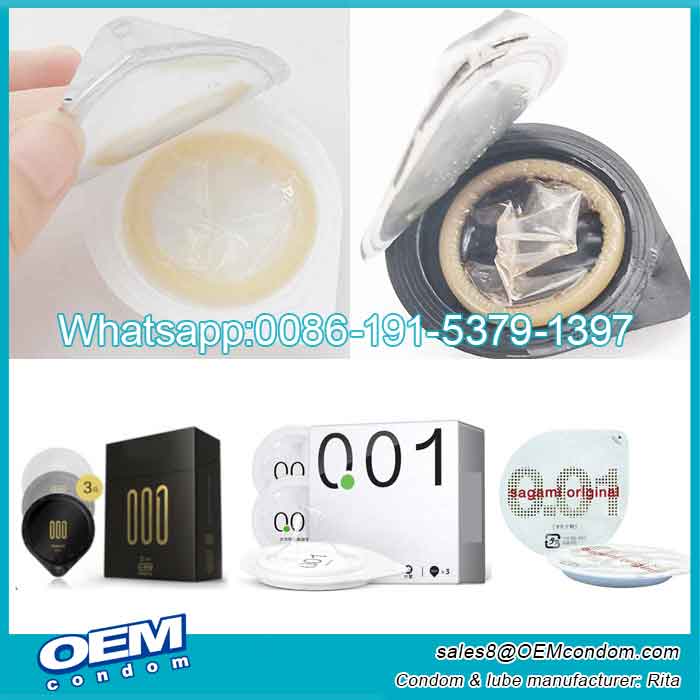 Custom 001mm polyurethane condom