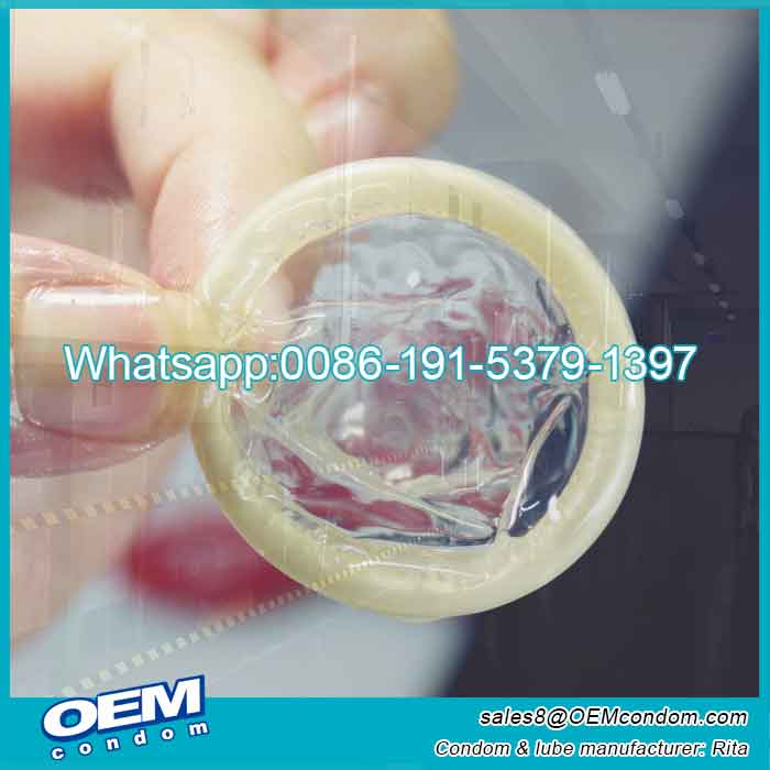 Custom latex rubber foiled condom in bulk with Your Design