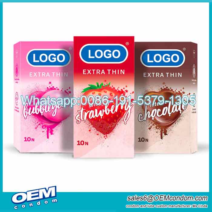 OEM condom manufacturer, Custom logo private label Flavored Producer