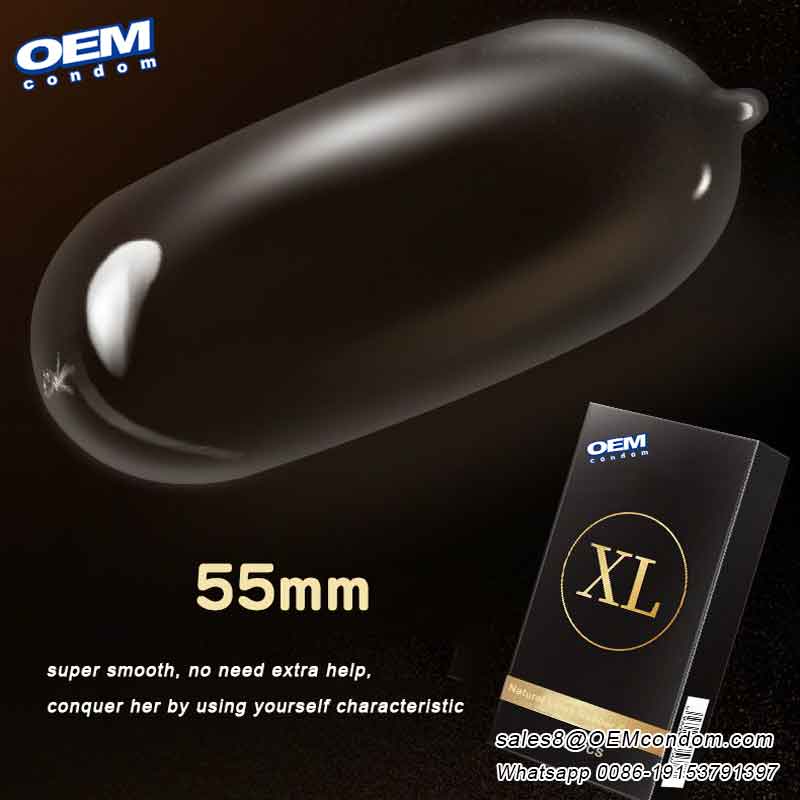 OEM large size condom brands manufacturer CE ISO Qualified