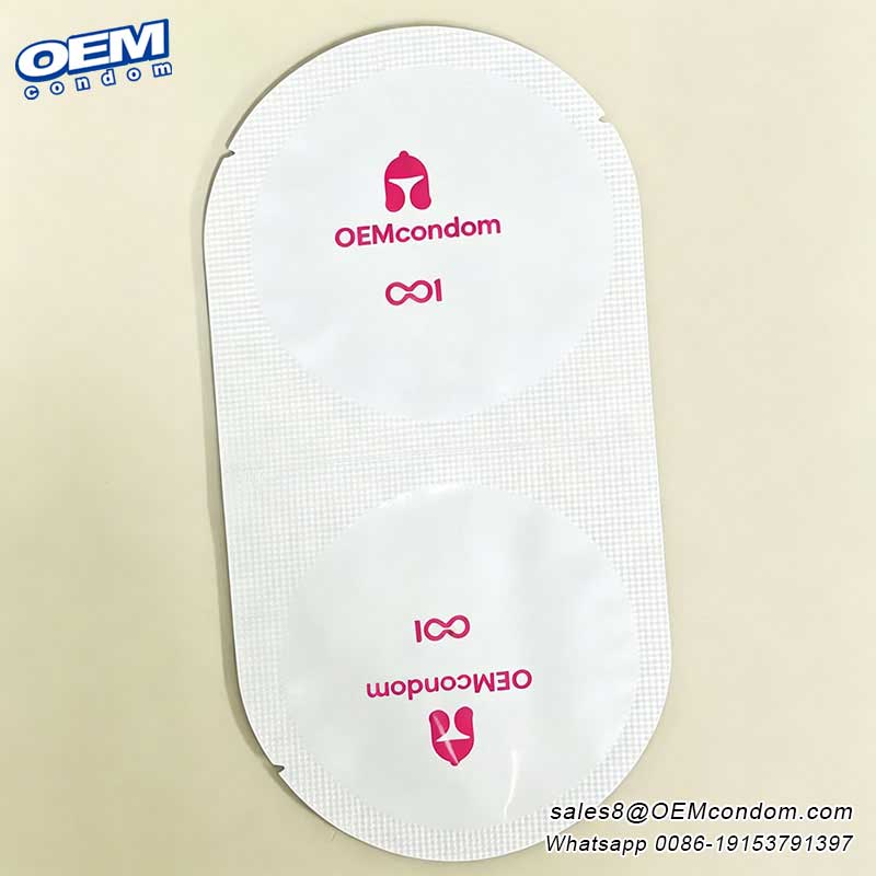 customize private label new innovative luxury condom packet
